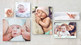 Babybilder Collage Frontal