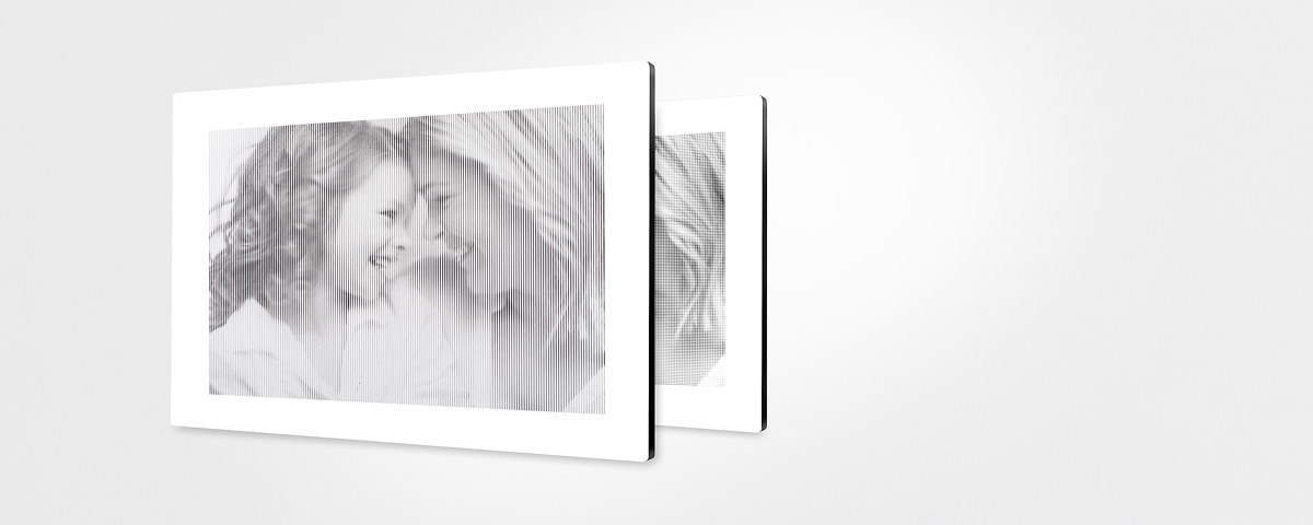 Mutter Tochter Grauverlauf Halbtonbild Aufgereiht