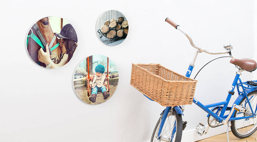 Runde Bilder online bestellen Bilder in rund | myposter Fahrrad für Kinder in 85051 Ingolstadt für € 130,00 zum