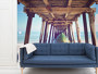 steg-von-unten-blaue-couch-fototapete-frontal-inspiration