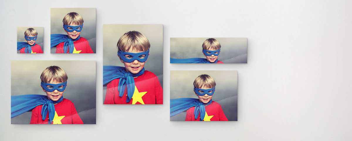 Superkid Graue Wand Poster Mehrfach
