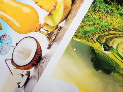 Exzellente Druckqualitaet Auf Wasserfester Plane