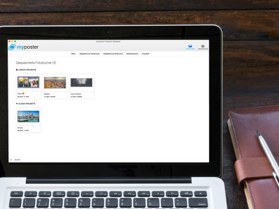 Mehrere Fotobuch Projekte