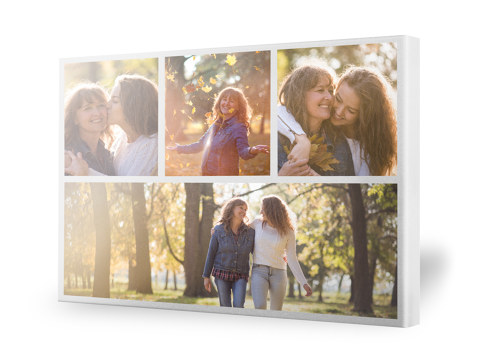 Collage photo sur toile