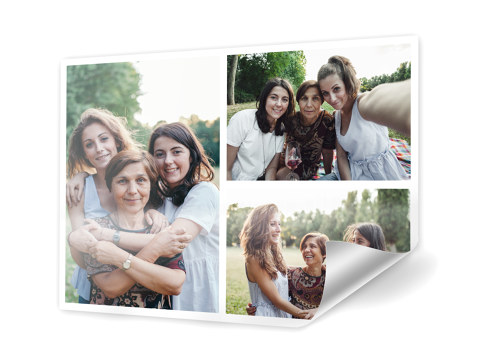 Collage photo sur poster