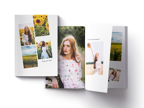 Livre photo modèle "Journal basique"