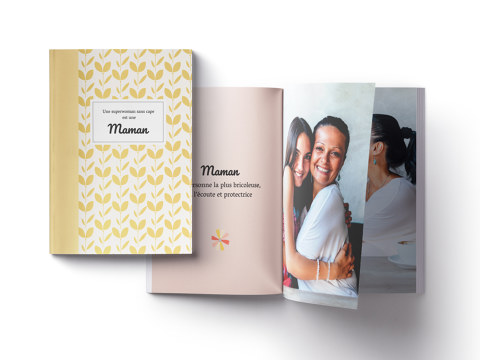 Livre photo modèle "Pour maman"