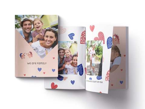 Livre photo modèle "Happy Family"