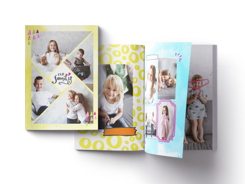 Livre photo modèle "La vie est belle"