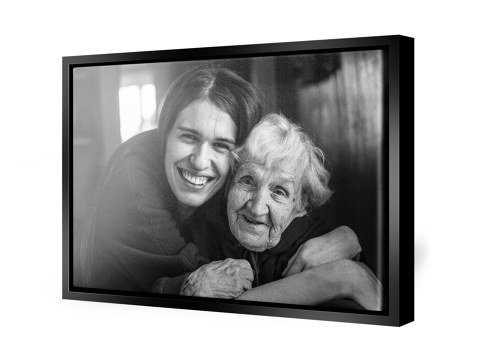 Toile avec caisse américaine