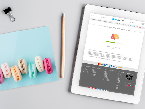 Convertir un PDF en JPEG - Gratuit, rapide & facile | Outil en ligne