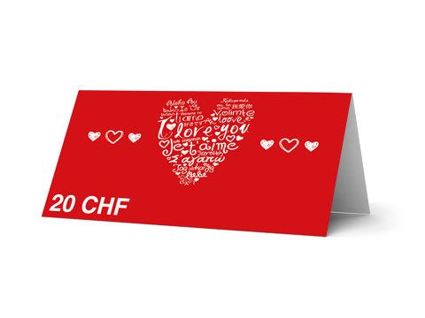 20 CHF Geschenkgutschein