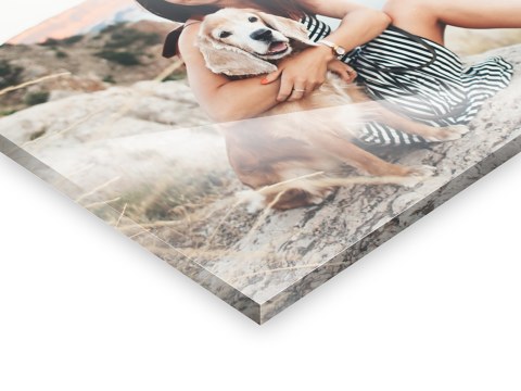 Frau mit Hund Wanderung