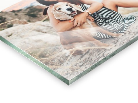 Frau mit Hund Wanderung