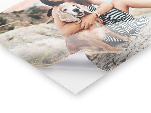 Frau mit Hund Wanderung