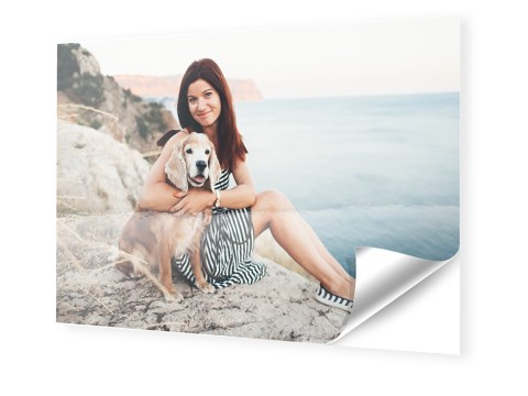 Frau mit Hund Wanderung