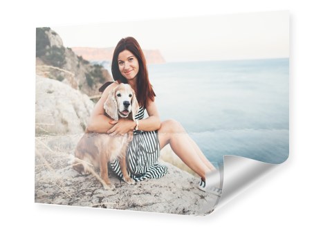 Frau mit Hund Wanderung