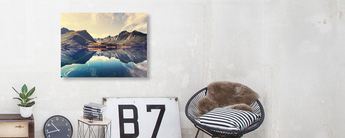 Fjord In Norwegen B7 Beton Frontal