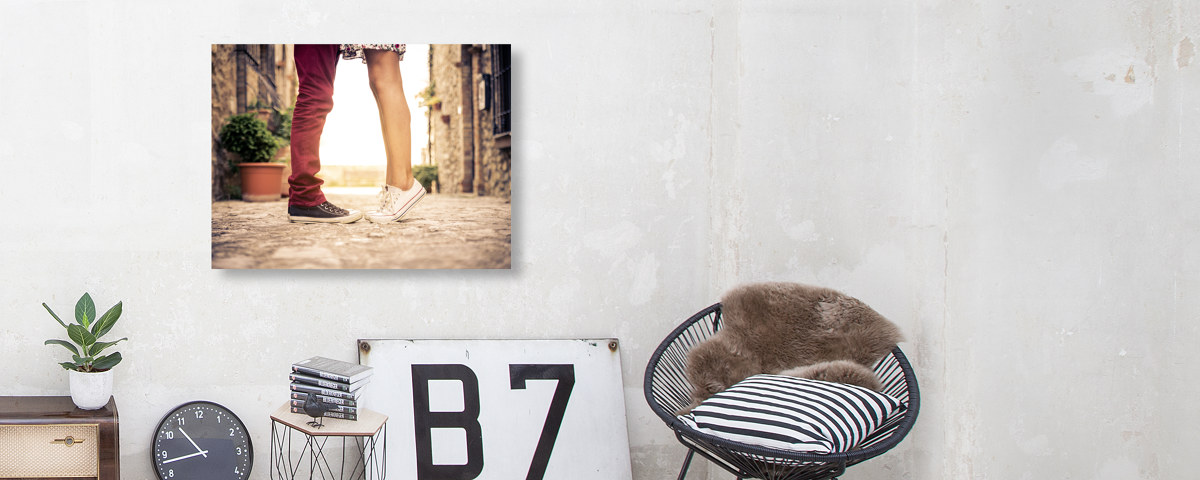 Paar Zehenspitzen B7 Beton Frontal