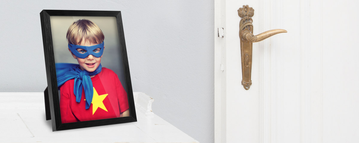 Superkid Schreibtisch Tuere Fotorahmen