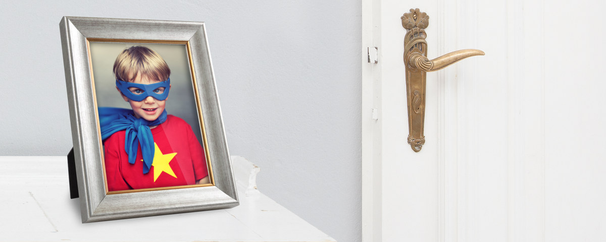 Superkid Schreibtisch Tuere Fotorahmen