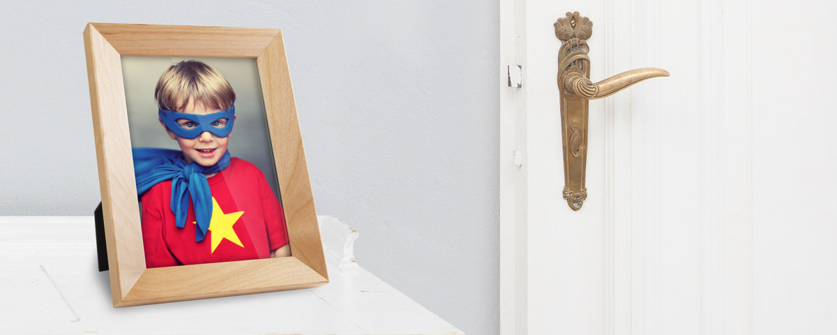 Superkid Schreibtisch Tuere Fotorahmen