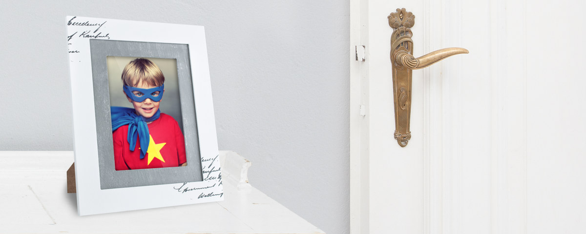 Superkid Schreibtisch Tuere Fotorahmen