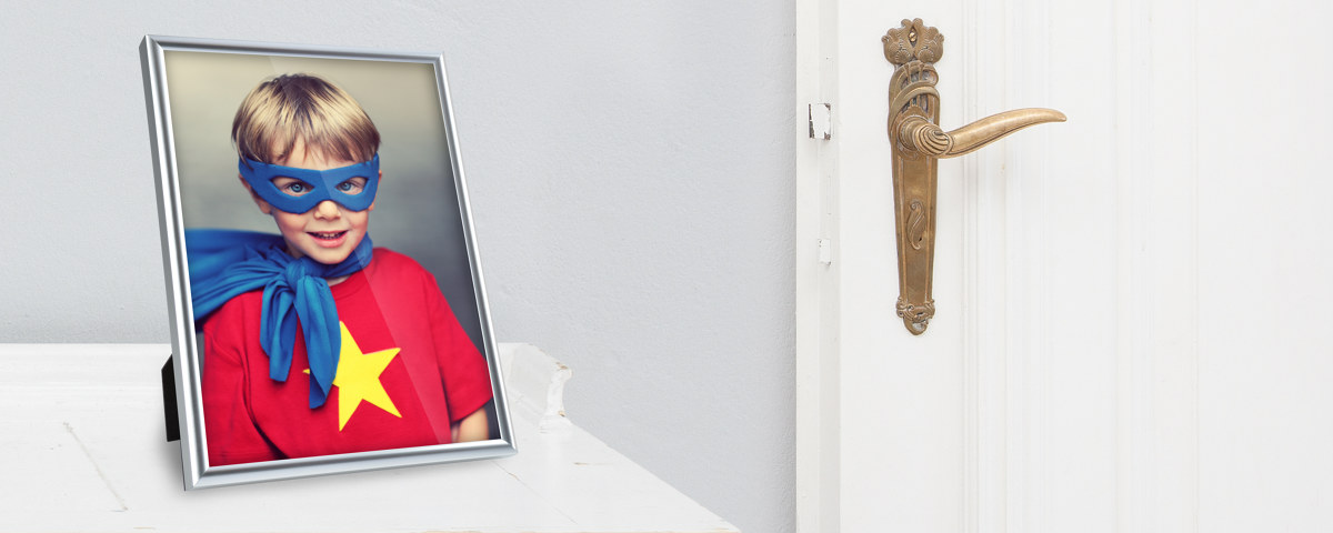 Superkid Schreibtisch Tuere Fotorahmen