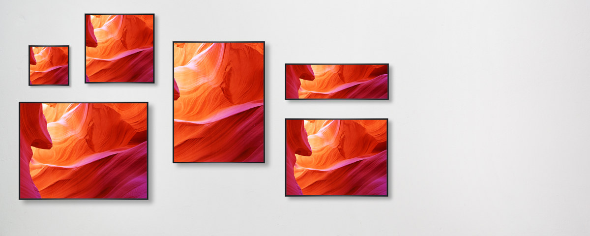 Canyon In Pink Wand Material Collage