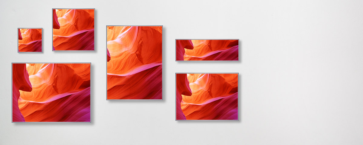 Canyon In Pink Wand Material Collage