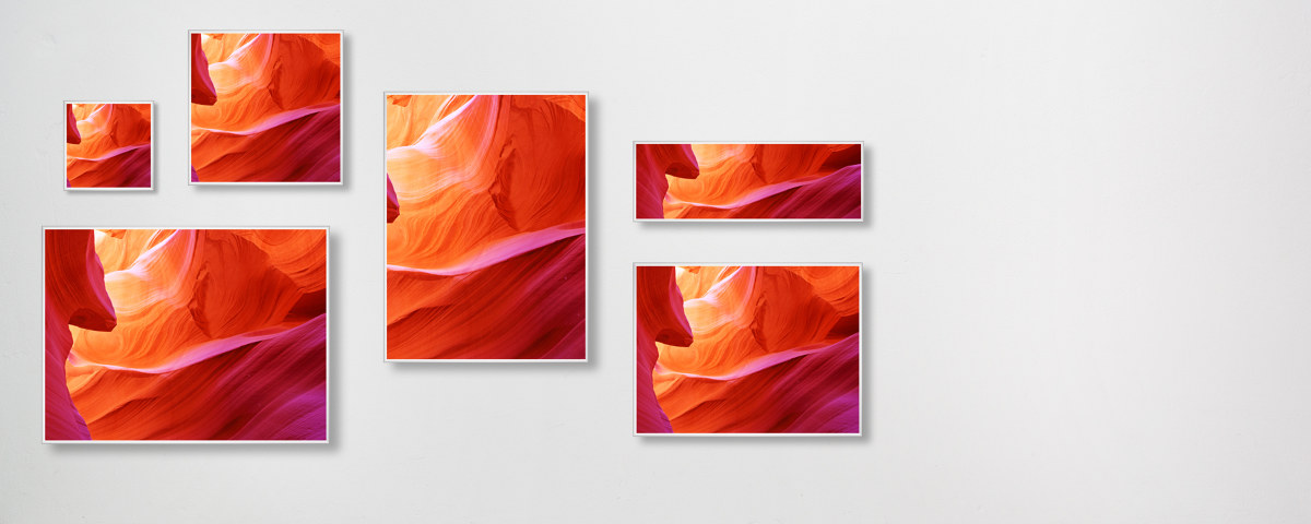 Canyon In Pink Wand Material Collage