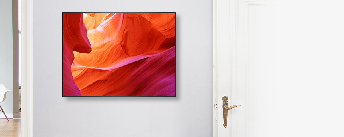 Canyon In Pink Wand Tuergriff Frontal