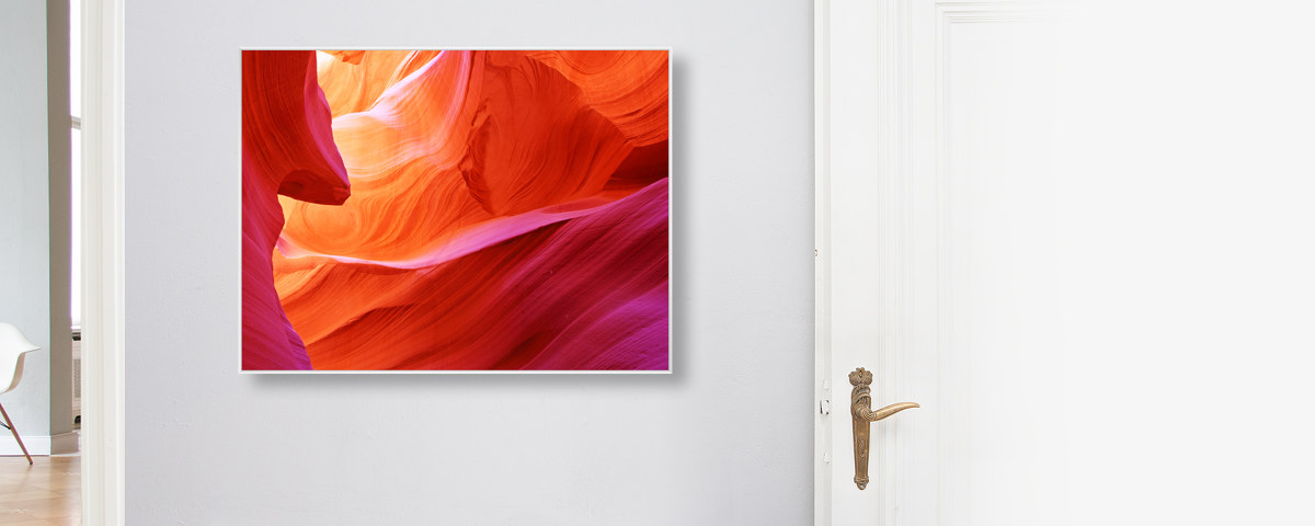 Canyon In Pink Wand Tuergriff Frontal