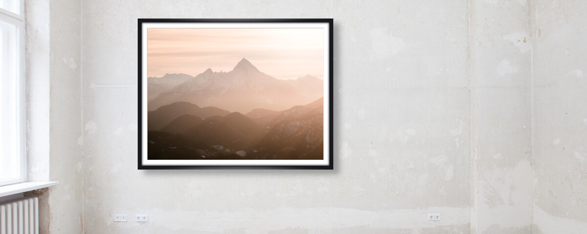 Alpen im Winterlicht