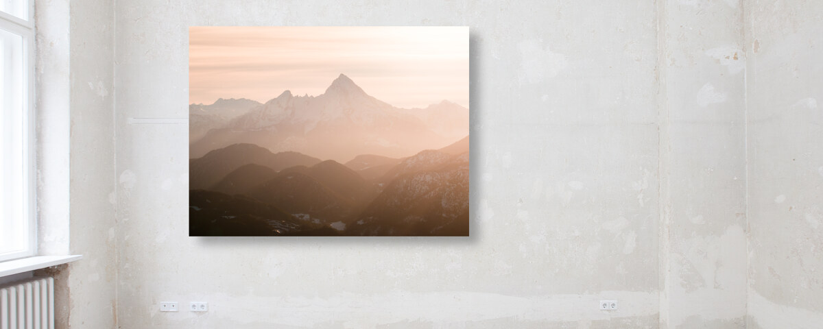 Alpen im Winterlicht