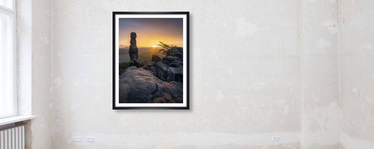 Barbarine auf dem Pfaffenstein Elbsandsteingebirge - Saechsische Schweiz