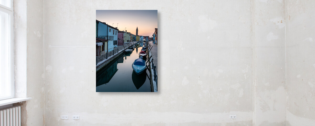 Sonnenaufgang auf Burano Venetien