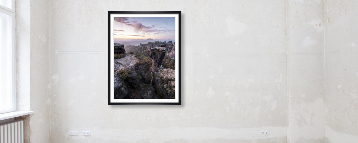 Wehlnadel mit Basteiaussicht Elbsandsteingebirge - Saechsische Schweiz