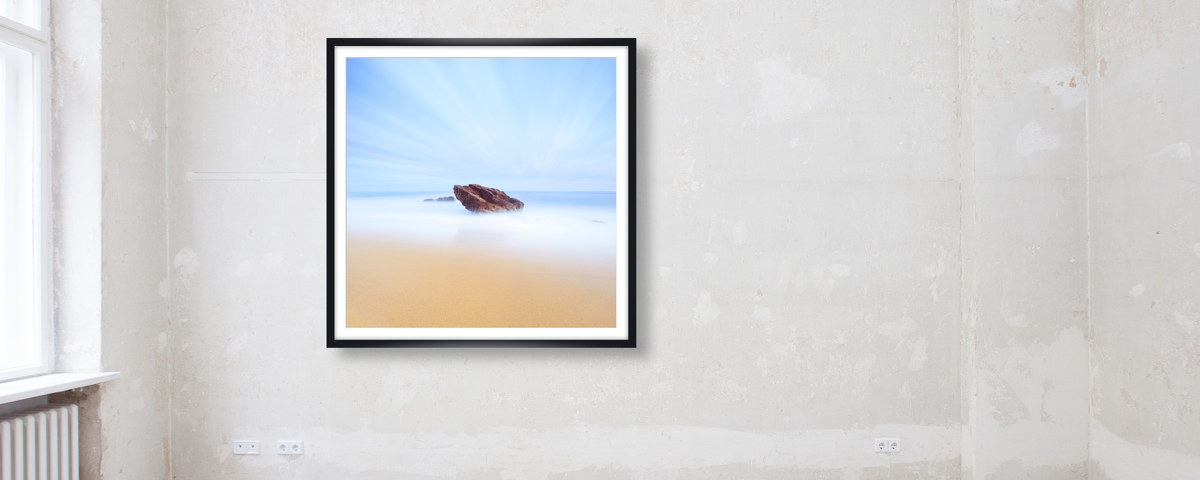 Photo de plage abstraite