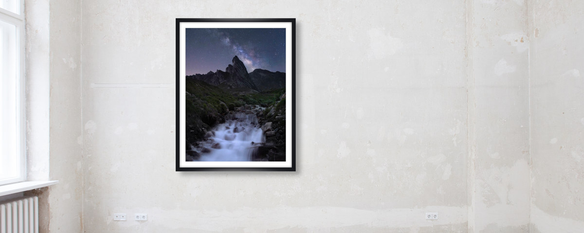 Photo firmament Alpes