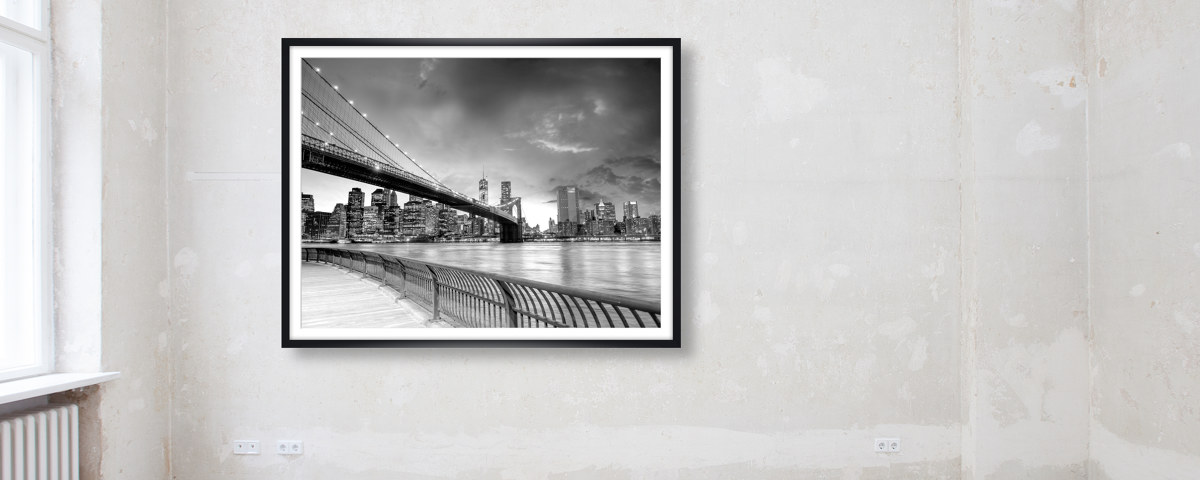 Brooklyn Bridge im Sonnenaufgang