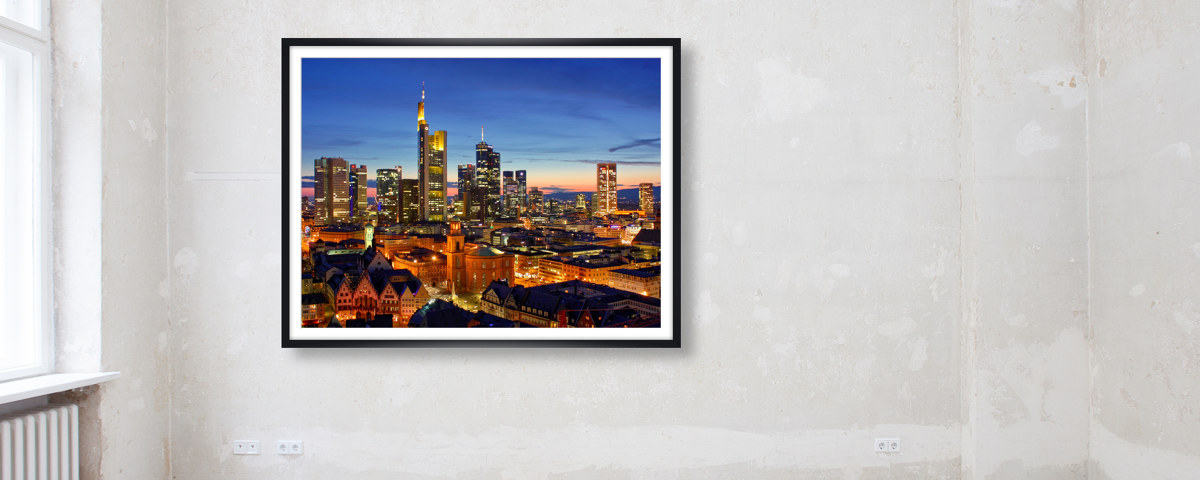 Poster Frankfurt Skyline