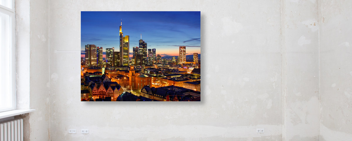 Poster Frankfurt Skyline