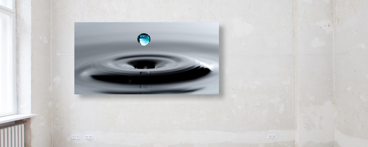 poster de goutte d'eau