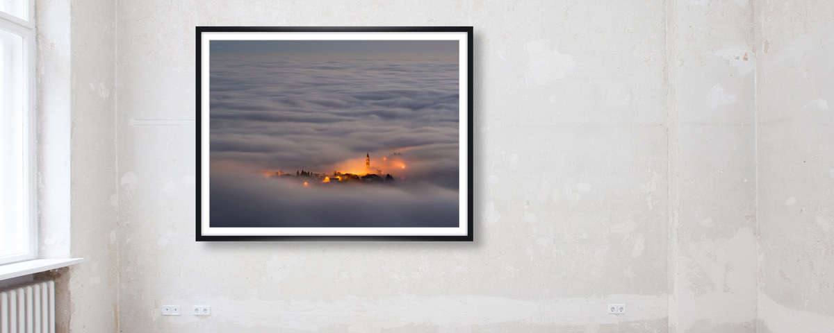 Photo de ville avec nuages