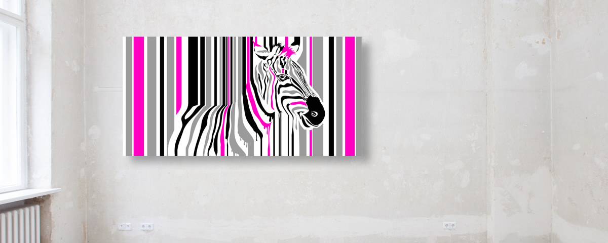 Zebra Popart