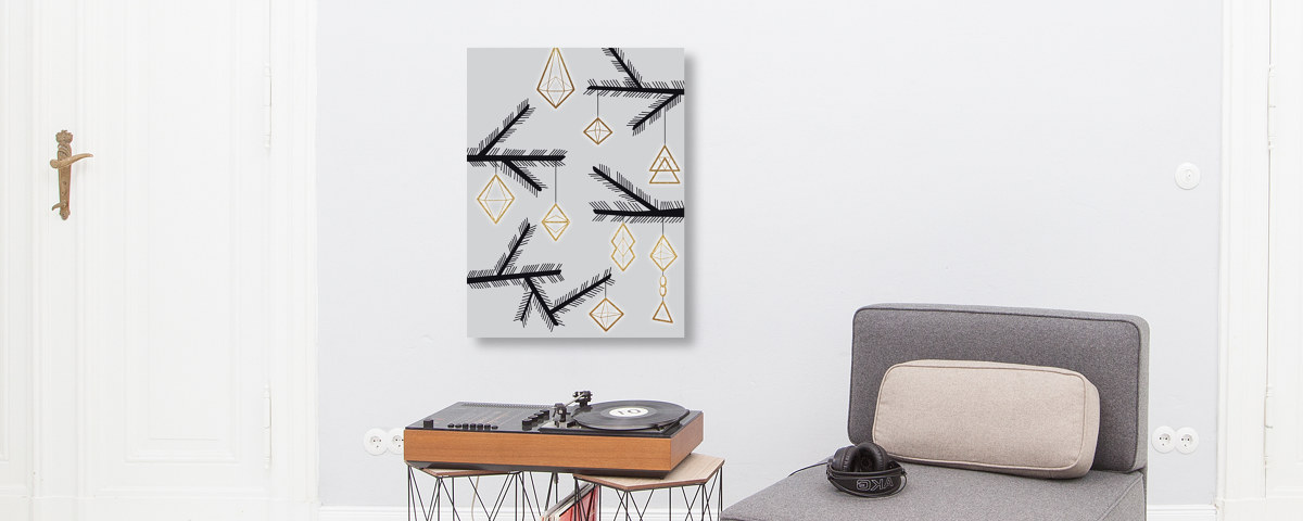 abstract christmas decorations