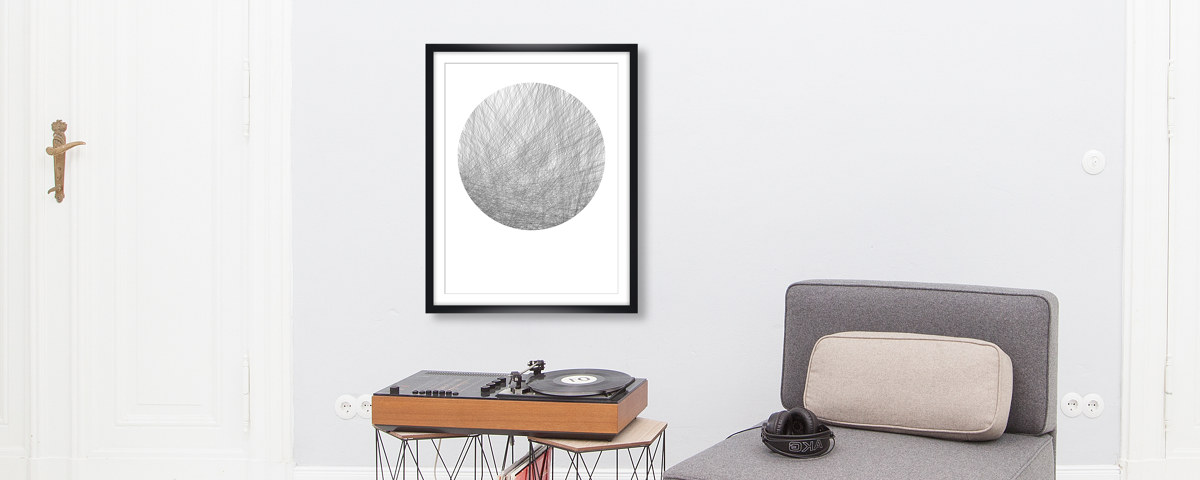 abstraktes minimalistisches Design