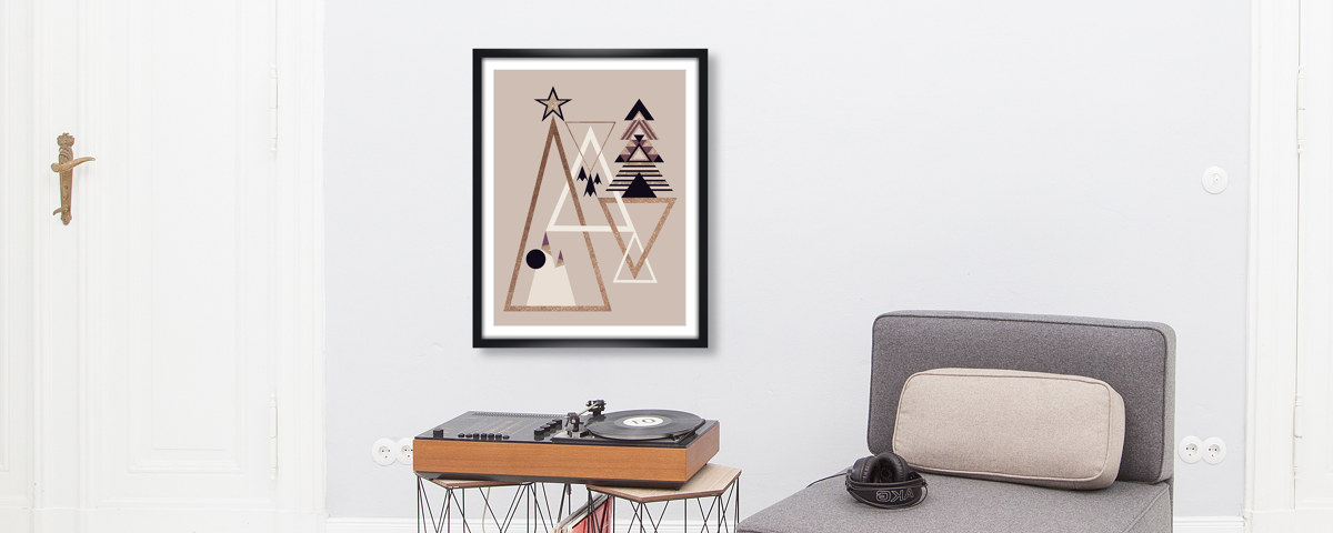 abstraktes Weihnachten rose