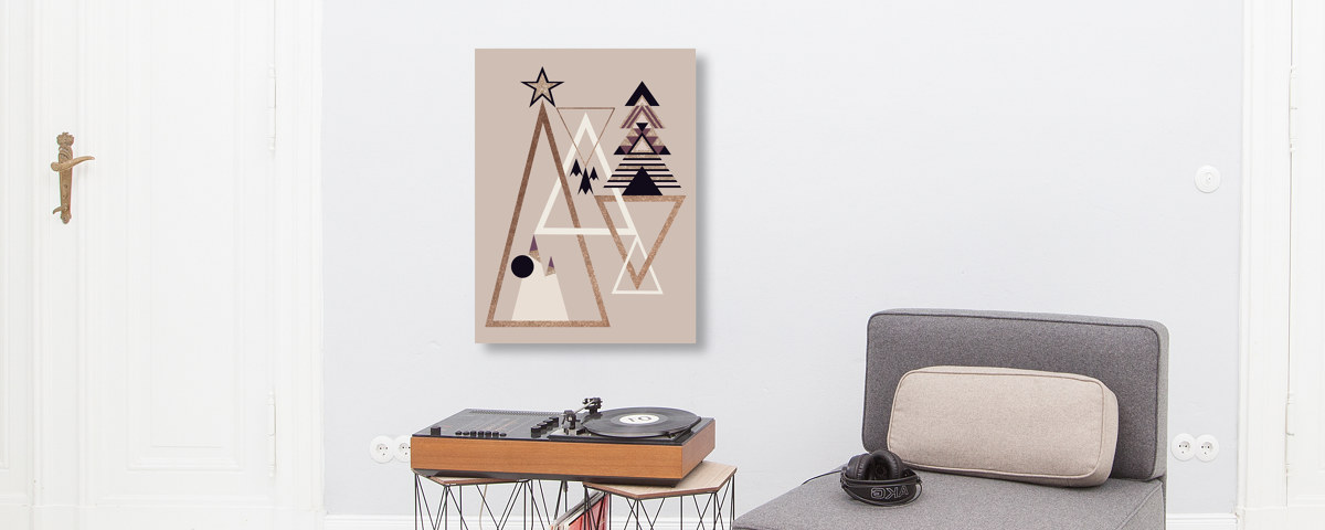 abstraktes Weihnachten rose